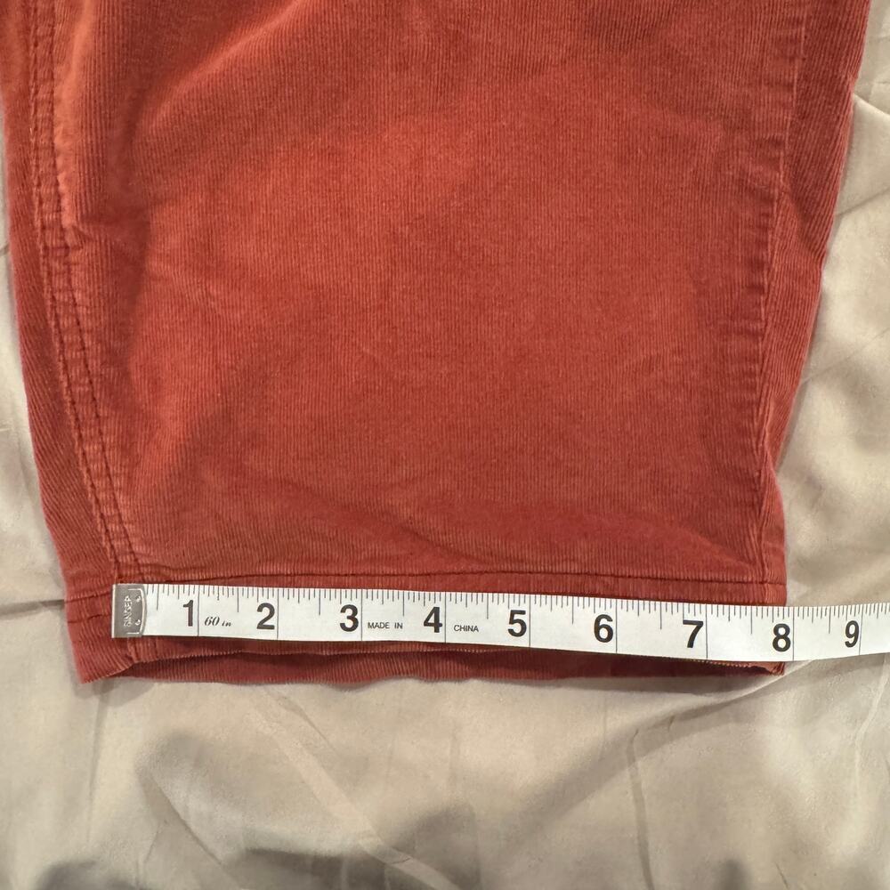 Free People Bay to Breakers Corduroy Button Closure Pants in Rosey Copper XLarge - Picture 12 of 12